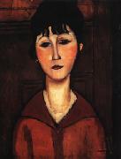 Amedeo Modigliani Ritratto di ragazza (Portrait of a Young Woman) oil painting reproduction
